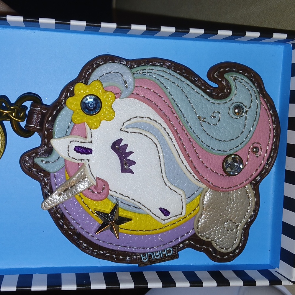 Chala Unicorn Key Fob and Coin Purse - Picture 4 of 16